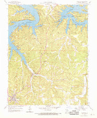 Camdenton Missouri Historical topographic map, 1:24000 scale, 7.5 X 7.5 Minute, Year 1959