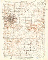 Camp Clark Missouri Historical topographic map, 1:24000 scale, 7.5 X 7.5 Minute, Year 1933