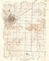 Camp Clark Missouri Historical topographic map, 1:24000 scale, 7.5 X 7.5 Minute, Year 1933