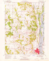 Canton Missouri Historical topographic map, 1:24000 scale, 7.5 X 7.5 Minute, Year 1950