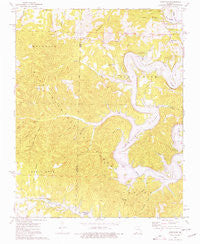 Cape Fair Missouri Historical topographic map, 1:24000 scale, 7.5 X 7.5 Minute, Year 1974