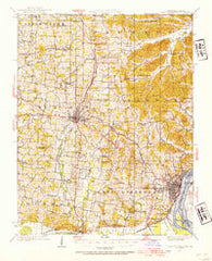 Cape Girardeau Missouri Historical topographic map, 1:62500 scale, 15 X 15 Minute, Year 1922