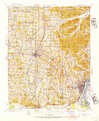 Cape Girardeau Missouri Historical topographic map, 1:62500 scale, 15 X 15 Minute, Year 1922
