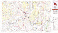 Cape Girardeau Missouri Historical topographic map, 1:100000 scale, 30 X 60 Minute, Year 1984
