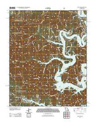 Cape Fair Missouri Historical topographic map, 1:24000 scale, 7.5 X 7.5 Minute, Year 2012