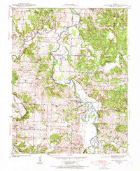 Caplinger Mills Missouri Historical topographic map, 1:24000 scale, 7.5 X 7.5 Minute, Year 1939