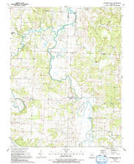 Caplinger Mills Missouri Historical topographic map, 1:24000 scale, 7.5 X 7.5 Minute, Year 1991