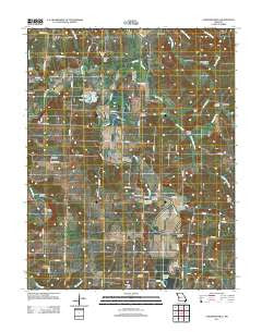 Caplinger Mills Missouri Historical topographic map, 1:24000 scale, 7.5 X 7.5 Minute, Year 2011