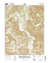 Caplinger Mills Missouri Current topographic map, 1:24000 scale, 7.5 X 7.5 Minute, Year 2015