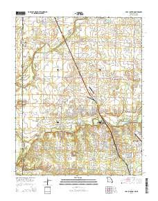 Carl Junction Missouri Current topographic map, 1:24000 scale, 7.5 X 7.5 Minute, Year 2015