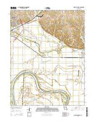 Carrollton East Missouri Current topographic map, 1:24000 scale, 7.5 X 7.5 Minute, Year 2015