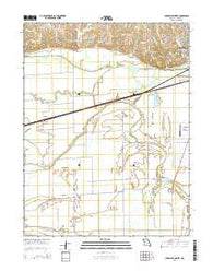 Carrollton West Missouri Current topographic map, 1:24000 scale, 7.5 X 7.5 Minute, Year 2015