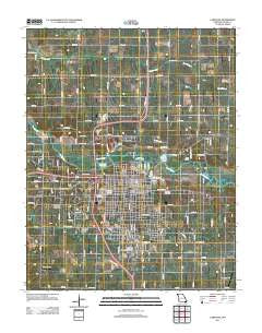Carthage Missouri Historical topographic map, 1:24000 scale, 7.5 X 7.5 Minute, Year 2011
