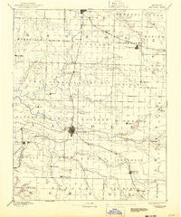 Carthage Missouri Historical topographic map, 1:125000 scale, 30 X 30 Minute, Year 1894