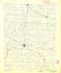 Carthage Missouri Historical topographic map, 1:125000 scale, 30 X 30 Minute, Year 1886