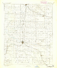 Carthage Missouri Historical topographic map, 1:125000 scale, 30 X 30 Minute, Year 1894