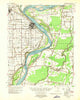 Caruthersville Missouri Historical topographic map, 1:62500 scale, 15 X 15 Minute, Year 1957