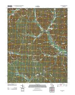 Cascade Missouri Historical topographic map, 1:24000 scale, 7.5 X 7.5 Minute, Year 2011