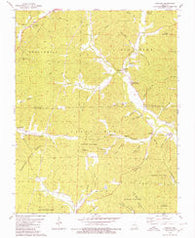 Cascade Missouri Historical topographic map, 1:24000 scale, 7.5 X 7.5 Minute, Year 1980