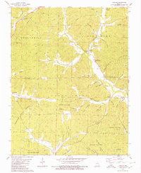 Cascade Missouri Historical topographic map, 1:24000 scale, 7.5 X 7.5 Minute, Year 1980