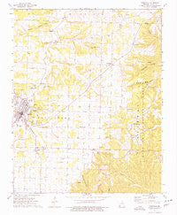 Cassville Missouri Historical topographic map, 1:24000 scale, 7.5 X 7.5 Minute, Year 1974