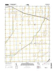 Catron Missouri Current topographic map, 1:24000 scale, 7.5 X 7.5 Minute, Year 2015