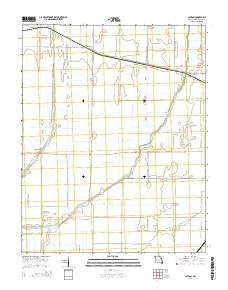 Catron Missouri Current topographic map, 1:24000 scale, 7.5 X 7.5 Minute, Year 2015