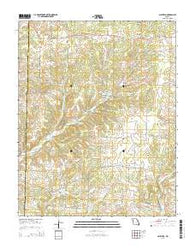 Caulfield Missouri Current topographic map, 1:24000 scale, 7.5 X 7.5 Minute, Year 2015