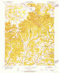 Cedar Gap Missouri Historical topographic map, 1:24000 scale, 7.5 X 7.5 Minute, Year 1951
