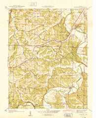 Cedar Hill Missouri Historical topographic map, 1:24000 scale, 7.5 X 7.5 Minute, Year 1938