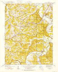 Cedar Hill Missouri Historical topographic map, 1:24000 scale, 7.5 X 7.5 Minute, Year 1938
