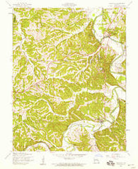 Cedar Hill Missouri Historical topographic map, 1:24000 scale, 7.5 X 7.5 Minute, Year 1954