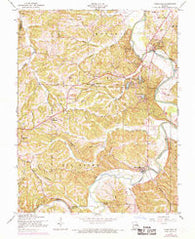 Cedar Hill Missouri Historical topographic map, 1:24000 scale, 7.5 X 7.5 Minute, Year 1954