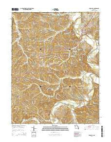 Cedar Hill Missouri Current topographic map, 1:24000 scale, 7.5 X 7.5 Minute, Year 2015