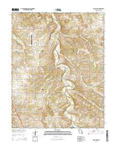 Cedar Vista Missouri Current topographic map, 1:24000 scale, 7.5 X 7.5 Minute, Year 2015