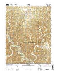 Cedargrove Missouri Current topographic map, 1:24000 scale, 7.5 X 7.5 Minute, Year 2015