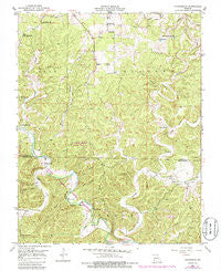 Cedargrove Missouri Historical topographic map, 1:24000 scale, 7.5 X 7.5 Minute, Year 1951