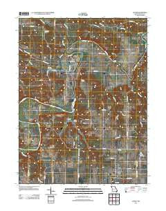 Center Missouri Historical topographic map, 1:24000 scale, 7.5 X 7.5 Minute, Year 2012