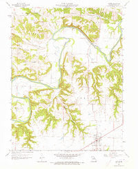 Center Missouri Historical topographic map, 1:24000 scale, 7.5 X 7.5 Minute, Year 1959