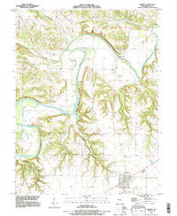 Center Missouri Historical topographic map, 1:24000 scale, 7.5 X 7.5 Minute, Year 1991