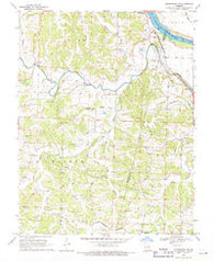 Centertown NW Missouri Historical topographic map, 1:24000 scale, 7.5 X 7.5 Minute, Year 1969