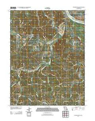 Centertown NW Missouri Historical topographic map, 1:24000 scale, 7.5 X 7.5 Minute, Year 2011