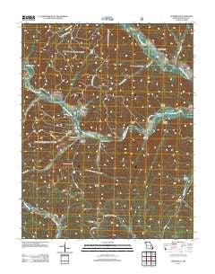 Centerville Missouri Historical topographic map, 1:24000 scale, 7.5 X 7.5 Minute, Year 2011