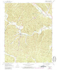Centerville Missouri Historical topographic map, 1:24000 scale, 7.5 X 7.5 Minute, Year 1968