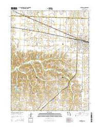 Centralia Missouri Current topographic map, 1:24000 scale, 7.5 X 7.5 Minute, Year 2014