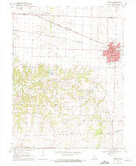 Centralia Missouri Historical topographic map, 1:24000 scale, 7.5 X 7.5 Minute, Year 1969
