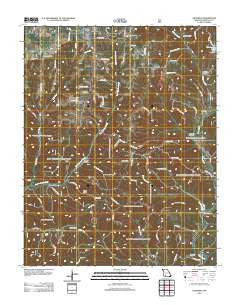 Chadwick Missouri Historical topographic map, 1:24000 scale, 7.5 X 7.5 Minute, Year 2012