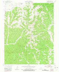 Chadwick Missouri Historical topographic map, 1:24000 scale, 7.5 X 7.5 Minute, Year 1955