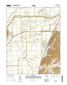 Chaffee Missouri Current topographic map, 1:24000 scale, 7.5 X 7.5 Minute, Year 2015