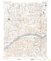Chamois Missouri Historical topographic map, 1:125000 scale, 30 X 30 Minute, Year 1890